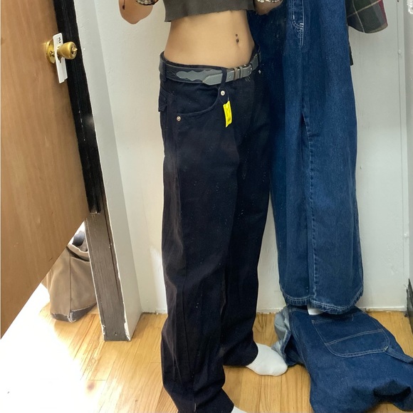 True Religion Straight Leg Dark Navy Pants - Picture 2 of 5